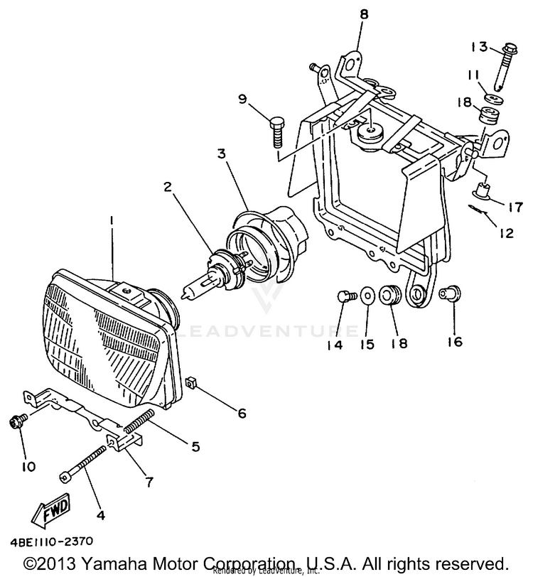 Headlight Schematic