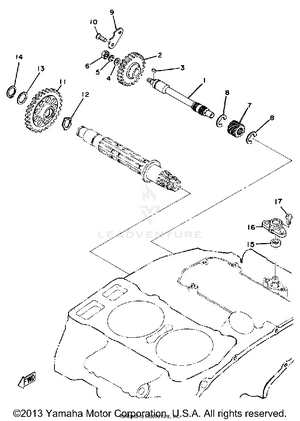 Tachometer Gear Schematic