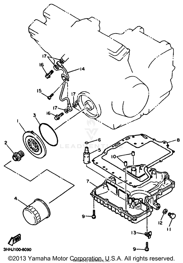 Oil Cooler Schematic