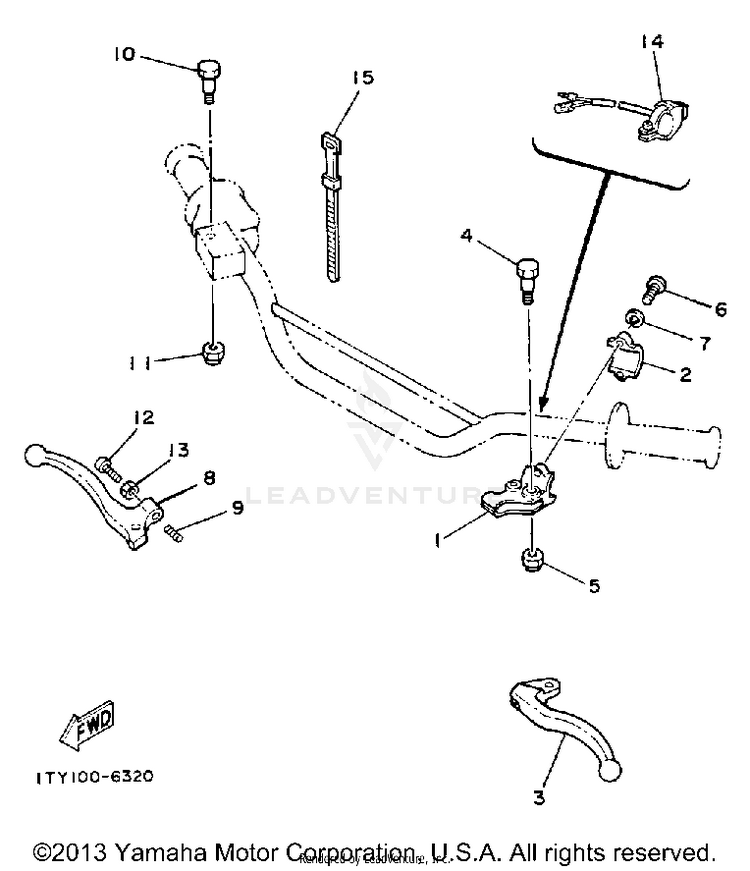 Handle Switch-Lever Schematic