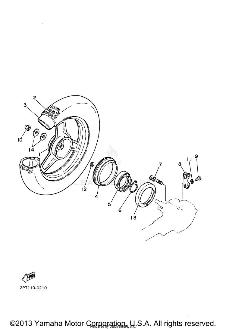 Rear Wheel Schematic
