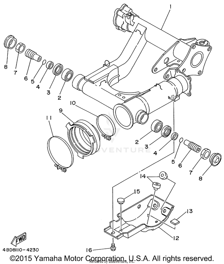 Rear Arm Schematic