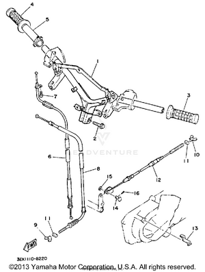 Handlebar Cable Schematic