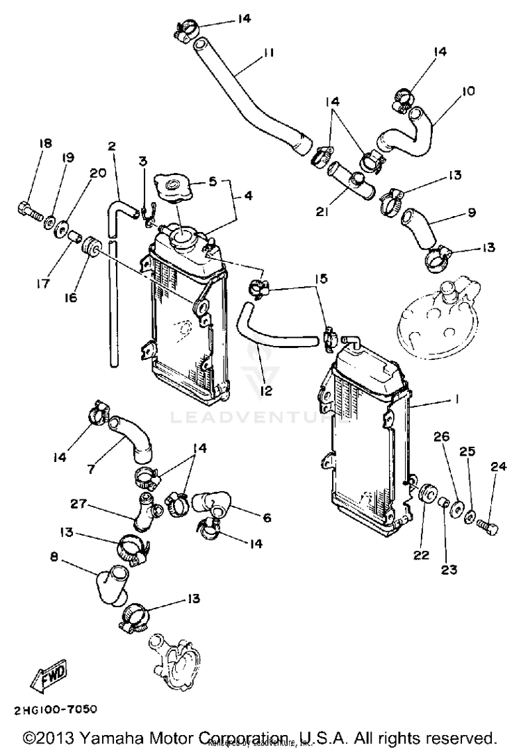 Radiator-Hose Schematic