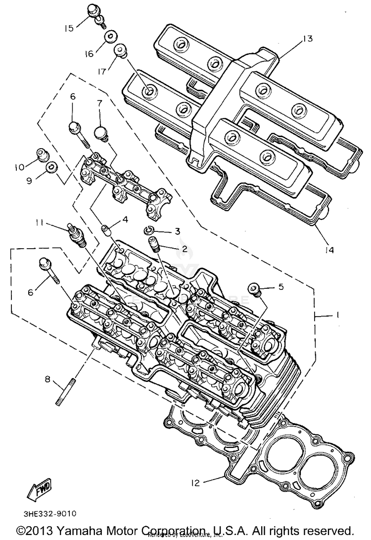 Cylinder Head Schematic