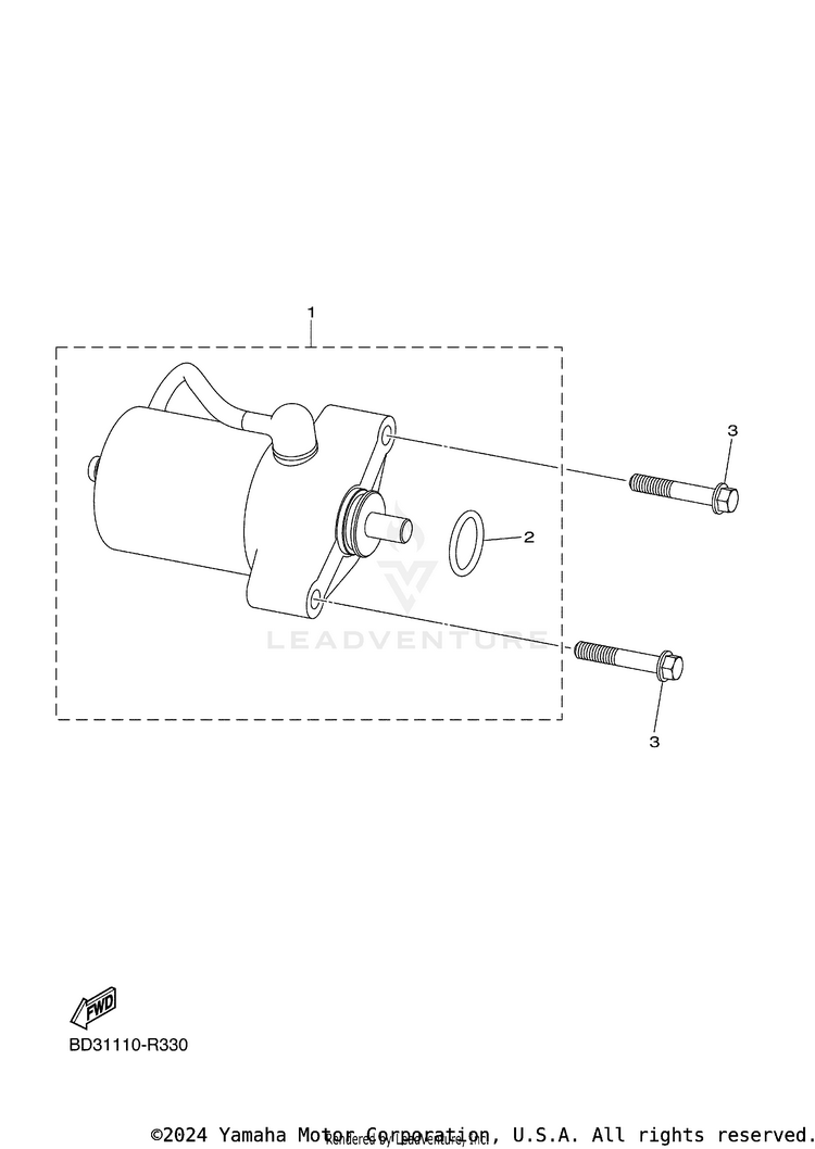 Starting Motor Schematic
