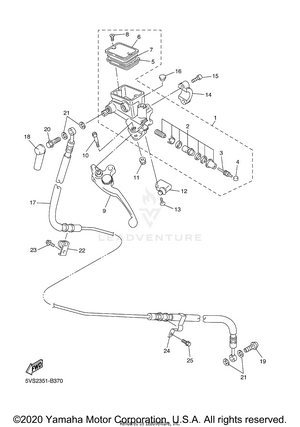 Front Master Cylinder 2 Schematic