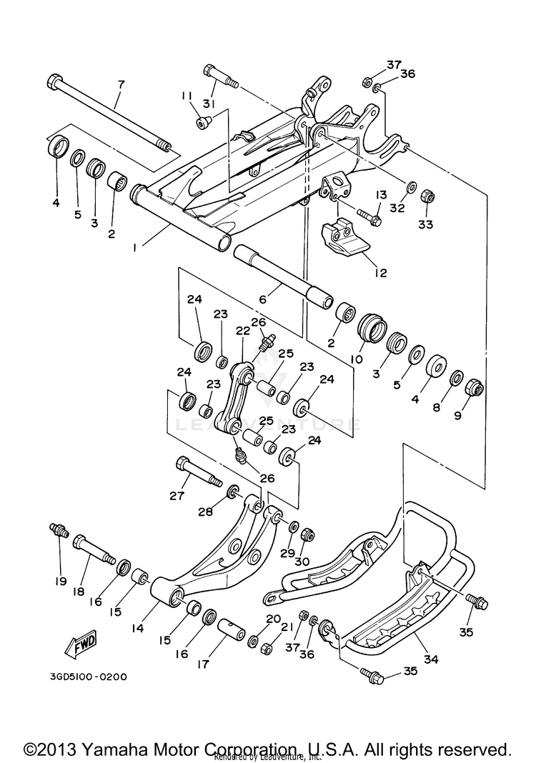 Rear Arm Schematic