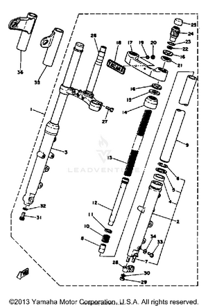 Front Fork Schematic