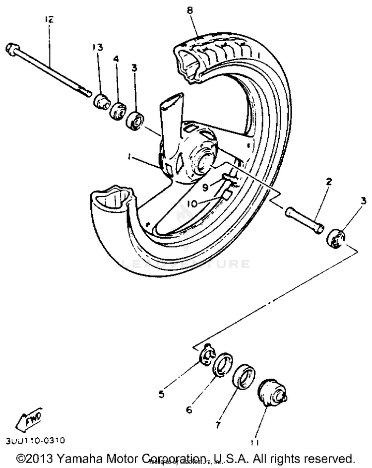 Front Wheel Schematic