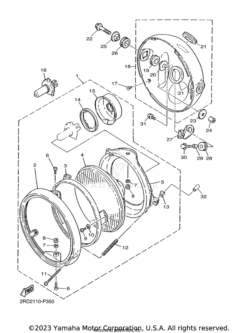 Headlight Schematic