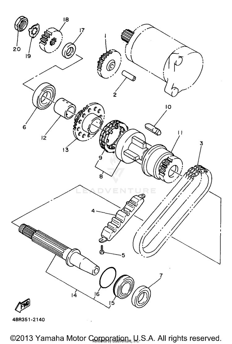 Starter Clutch Schematic