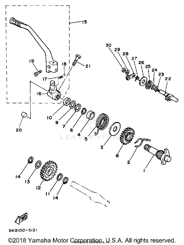 Starter BIG WHEEL - BW200S - 1986 Schematic