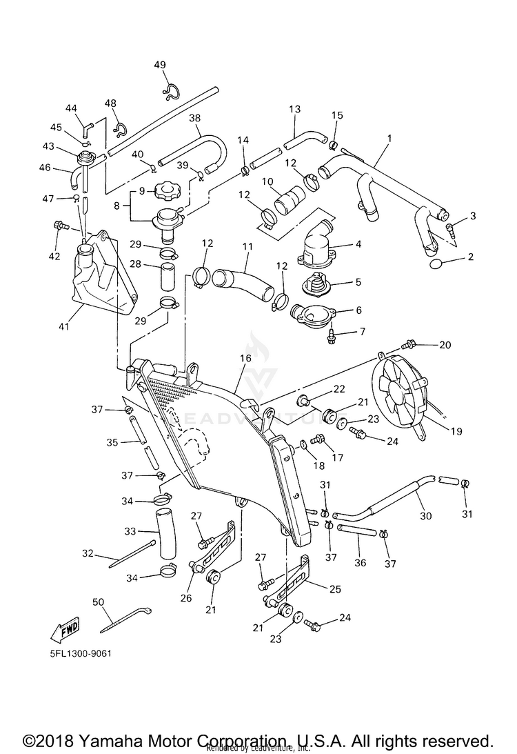 Radiator Hose Schematic