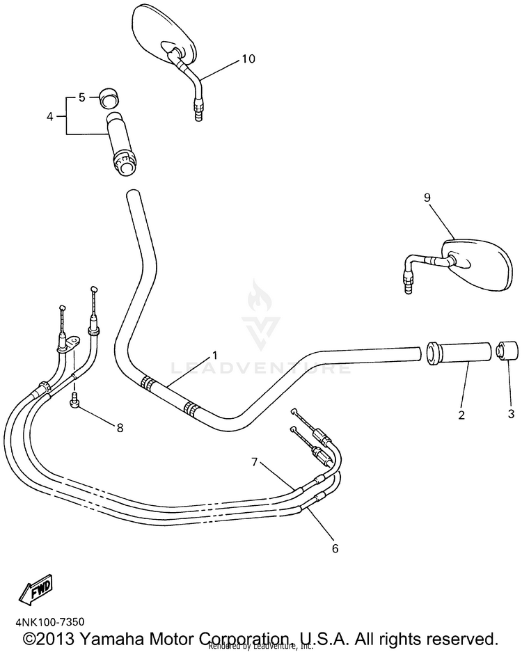 Steering Handle Cable Schematic