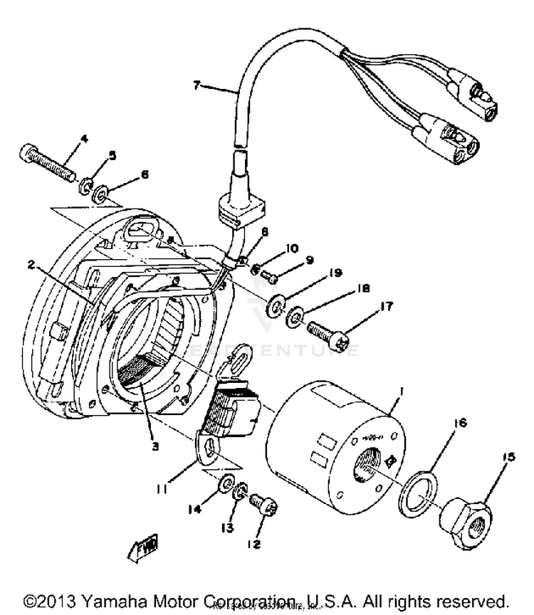 C - D - I - Magneto Yz125c Schematic