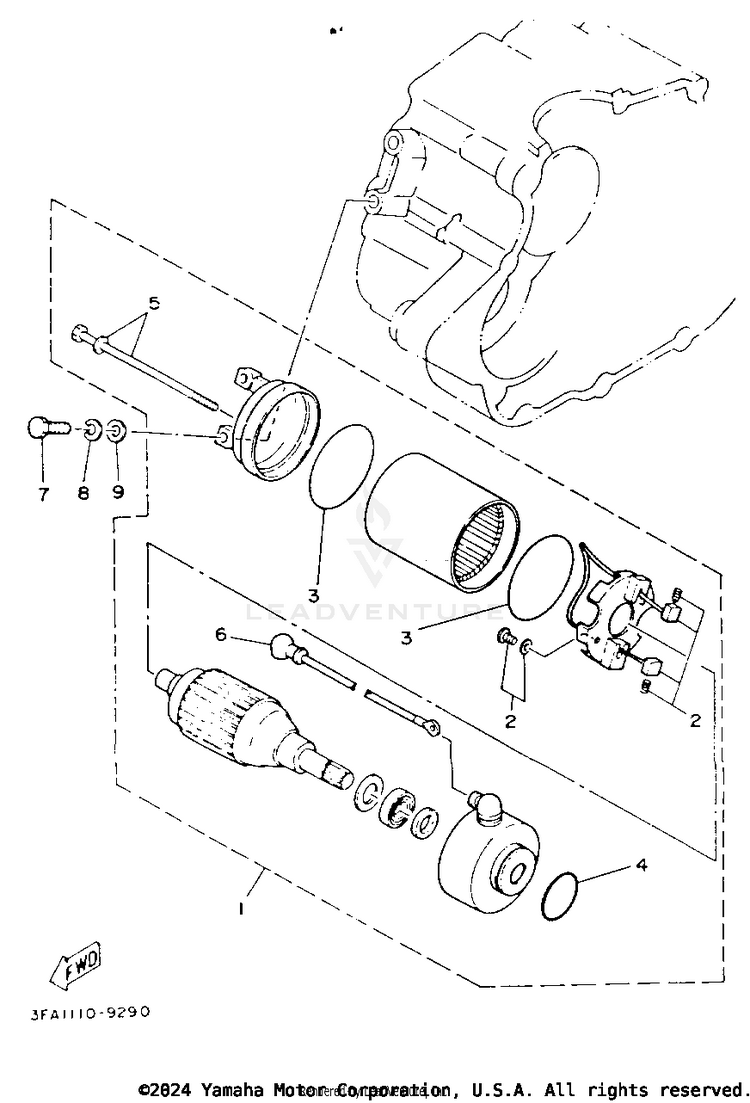 Starting Motor Schematic