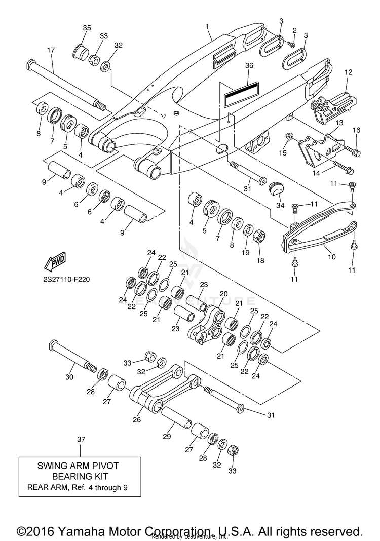 Rear Arm Schematic
