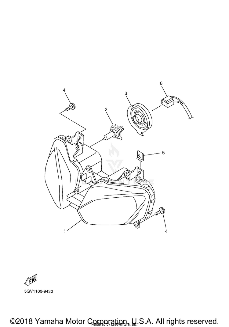 Headlight Schematic