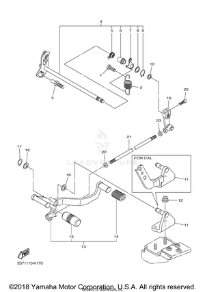 Shift Shaft Schematic