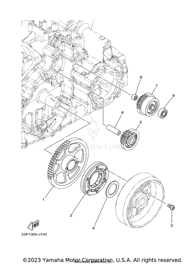 Starter Clutch Schematic