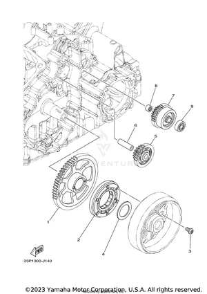 Starter Clutch Schematic
