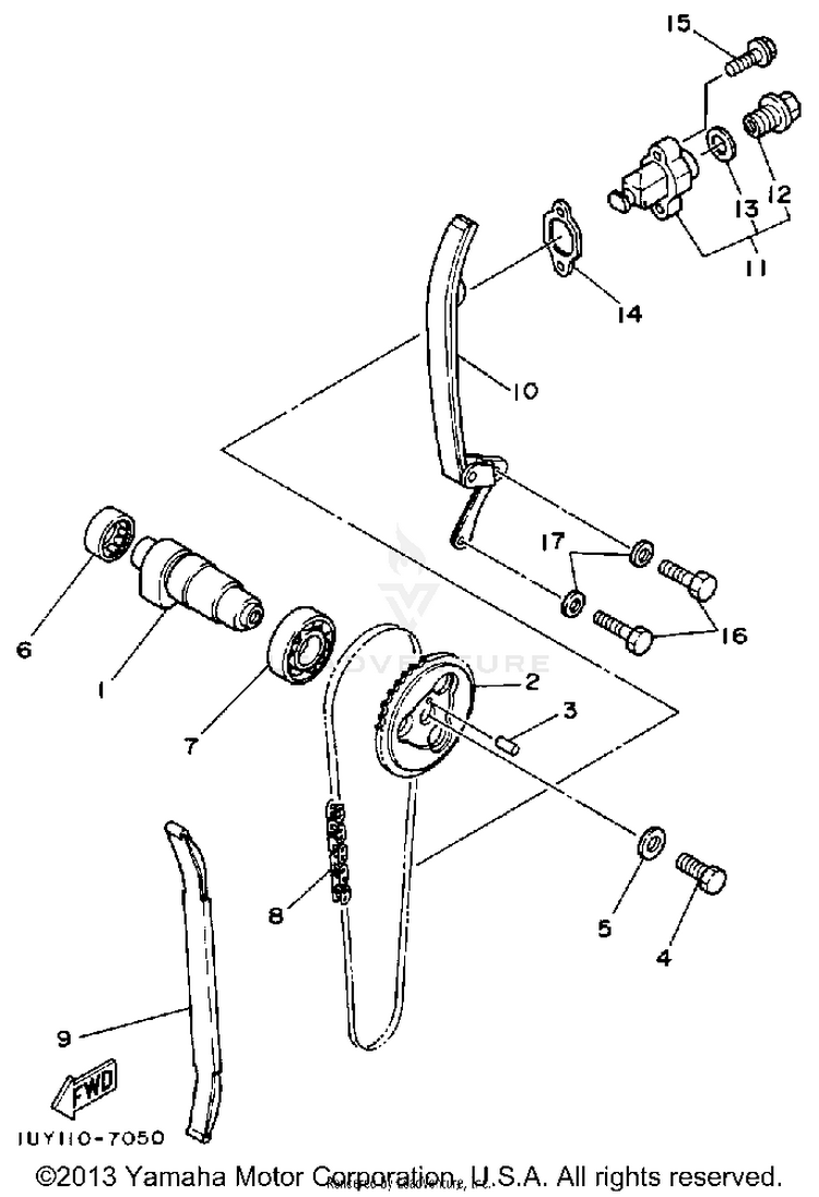 Camshaft Chain Schematic