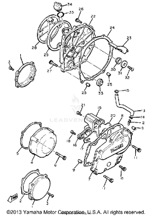 Crankcase Cover Schematic
