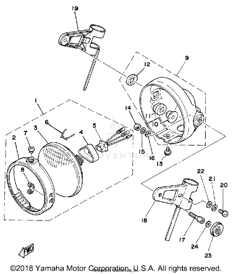 Headlight Schematic