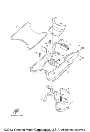 Stand Footrest Schematic