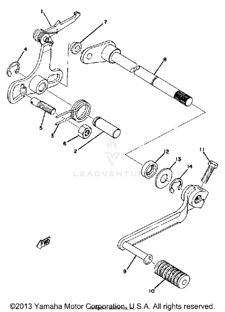 Shifter 2 Yz80 A - B - C Schematic