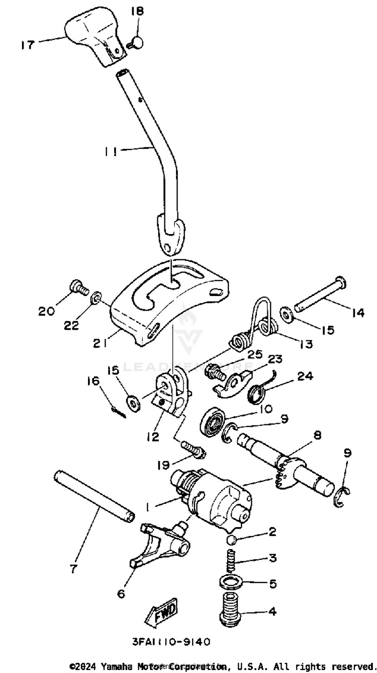 Shift Cam-Fork Schematic