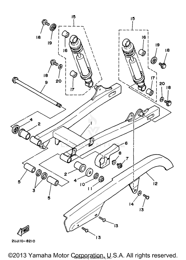 Rear Arm Suspension Schematic