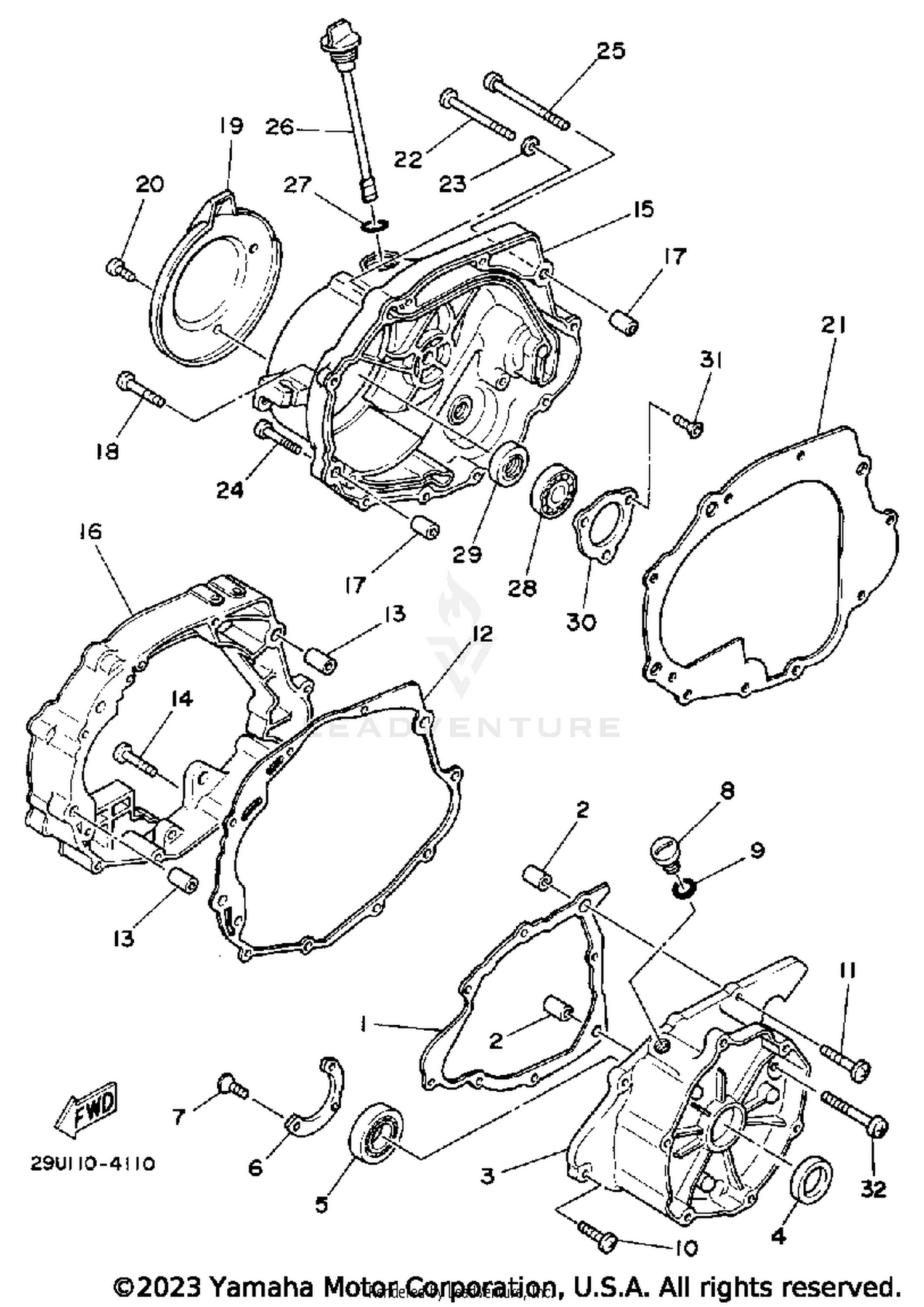 CRANKCASE COVER 1