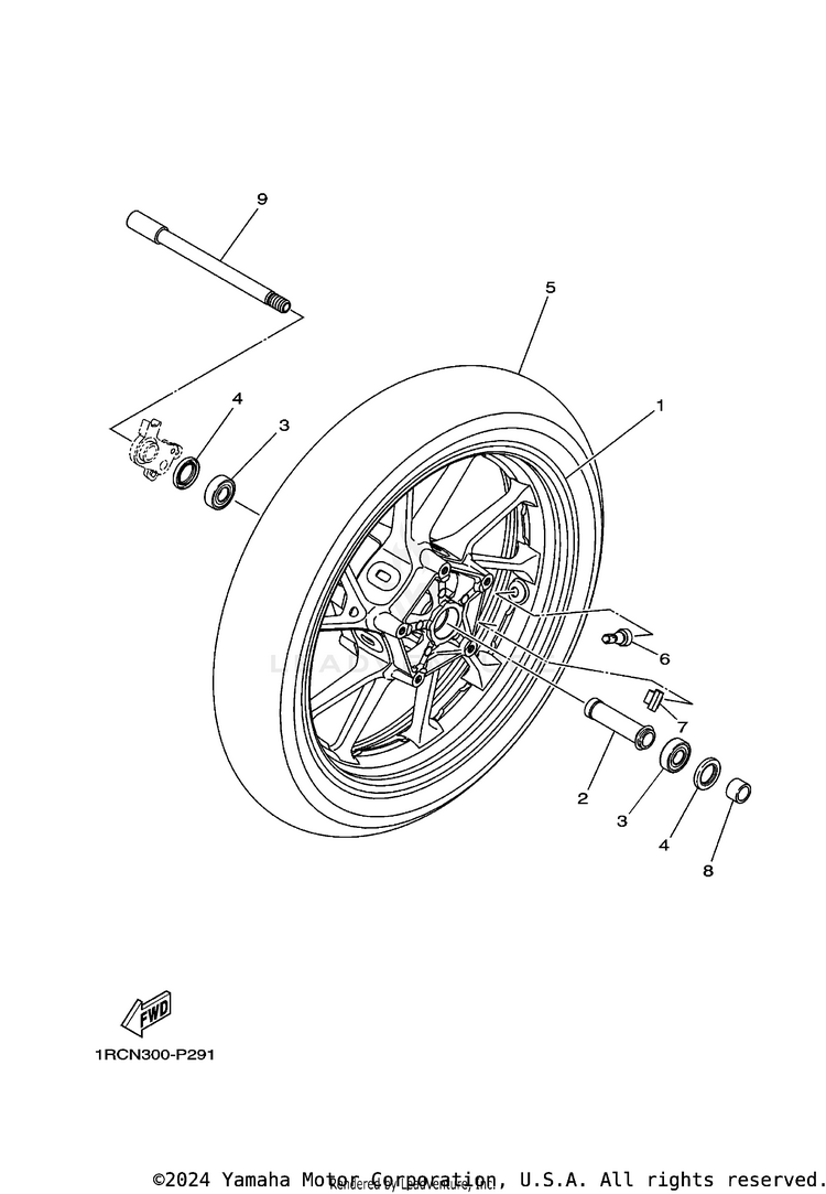 Front Wheel Schematic