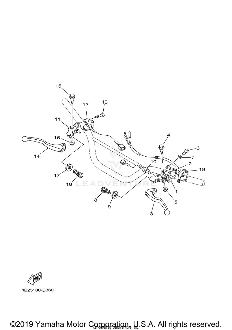 Handle Switch Lever Ex 1b2s Schematic