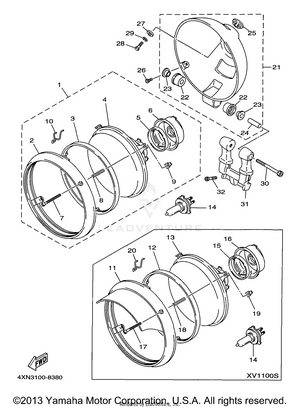 Headlight Schematic