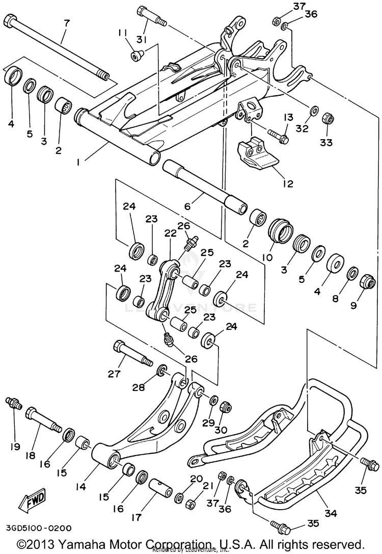 Rear Arm Schematic