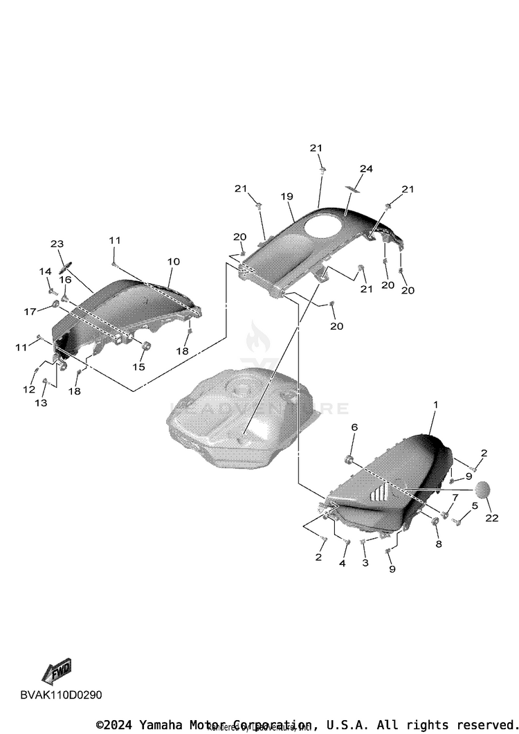 Fuel Tank 2 YZFR7 - YZFR7SCB - 2025 Schematic