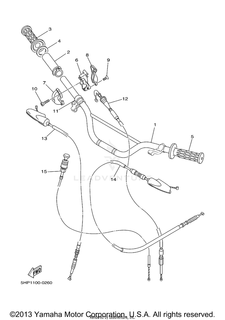 Steering Handle Cable Schematic