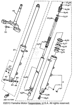 Front Fork Schematic