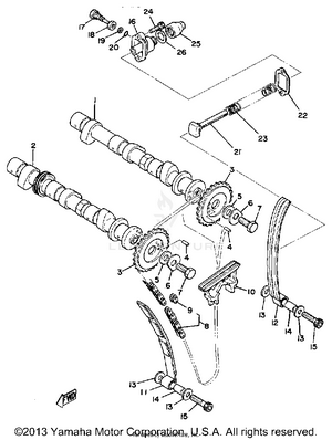 Camshaft Chain Schematic