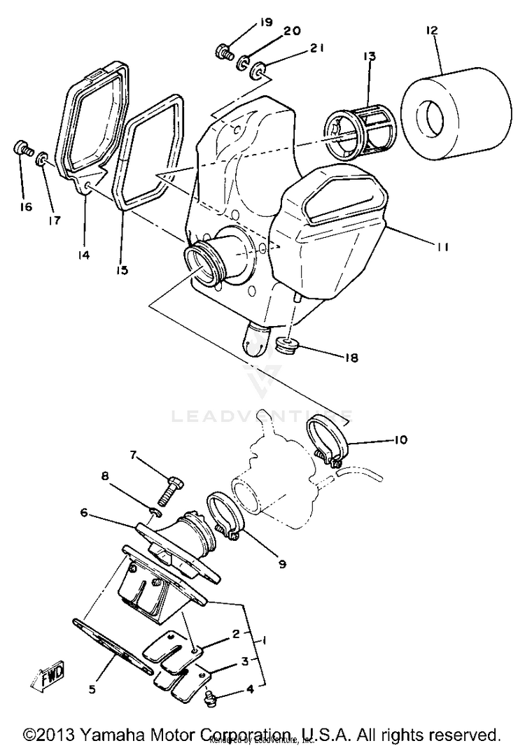 Intake Yz80h Schematic