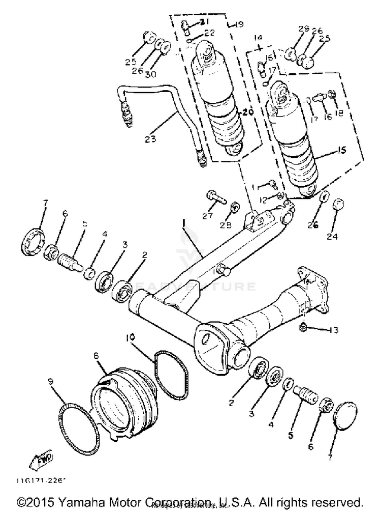 Rear Arm Suspension Schematic