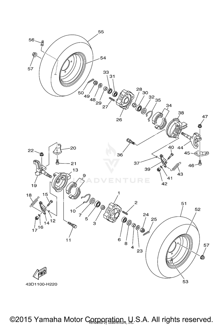 Front Wheel Schematic