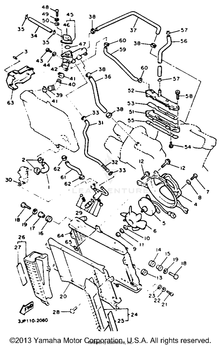 Radiator Hose Schematic