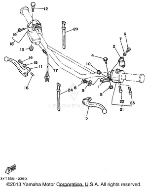 Handle Switch - Lever Schematic