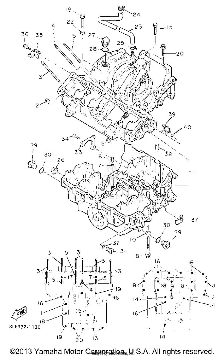 Crankcase Schematic
