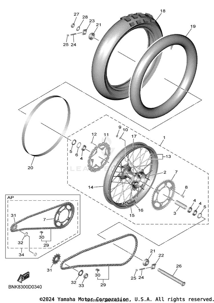 Rear Wheel Schematic