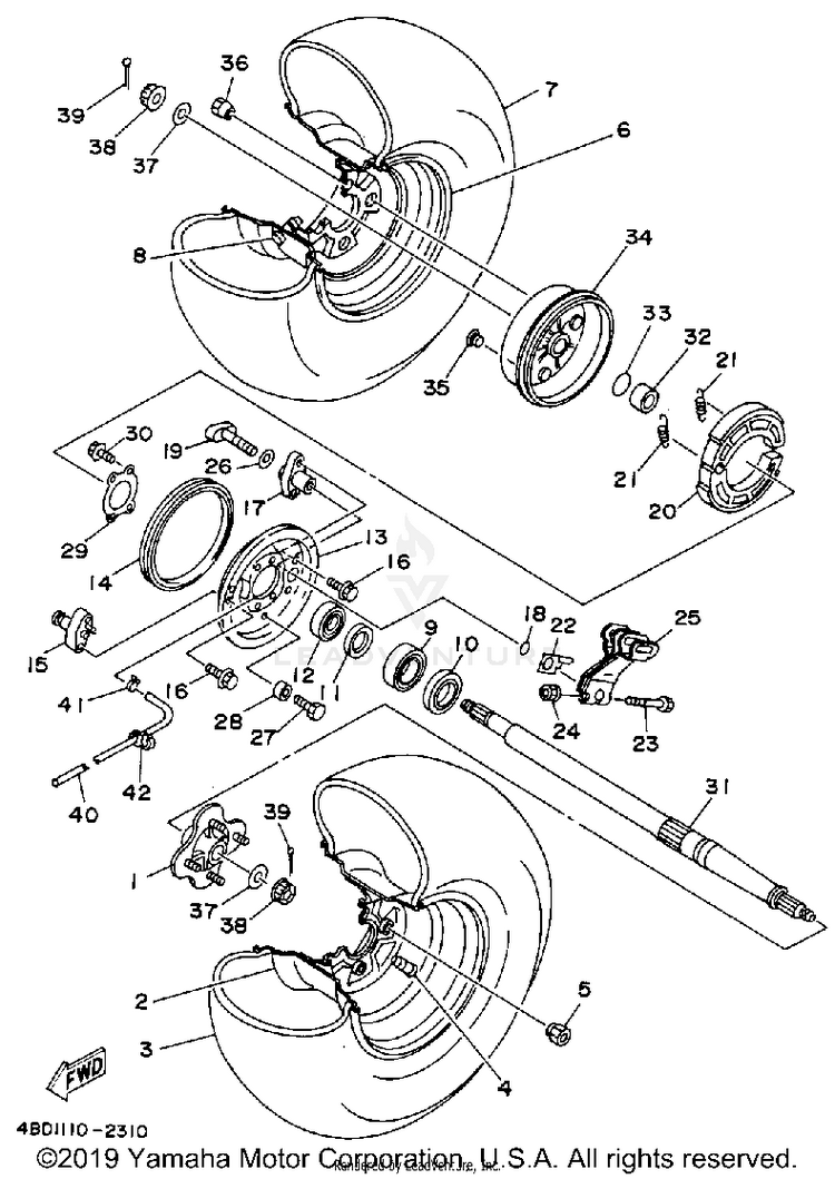 Rear Wheel Schematic